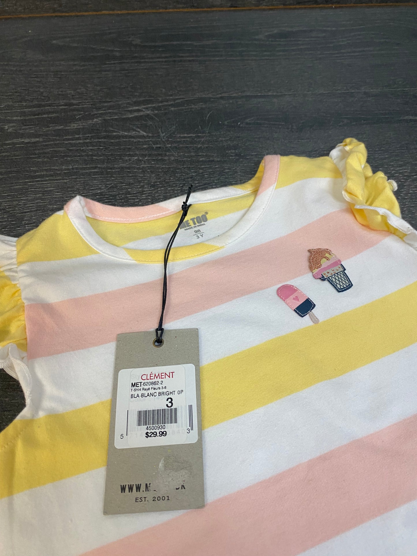 Camisole - me too - 3 ans