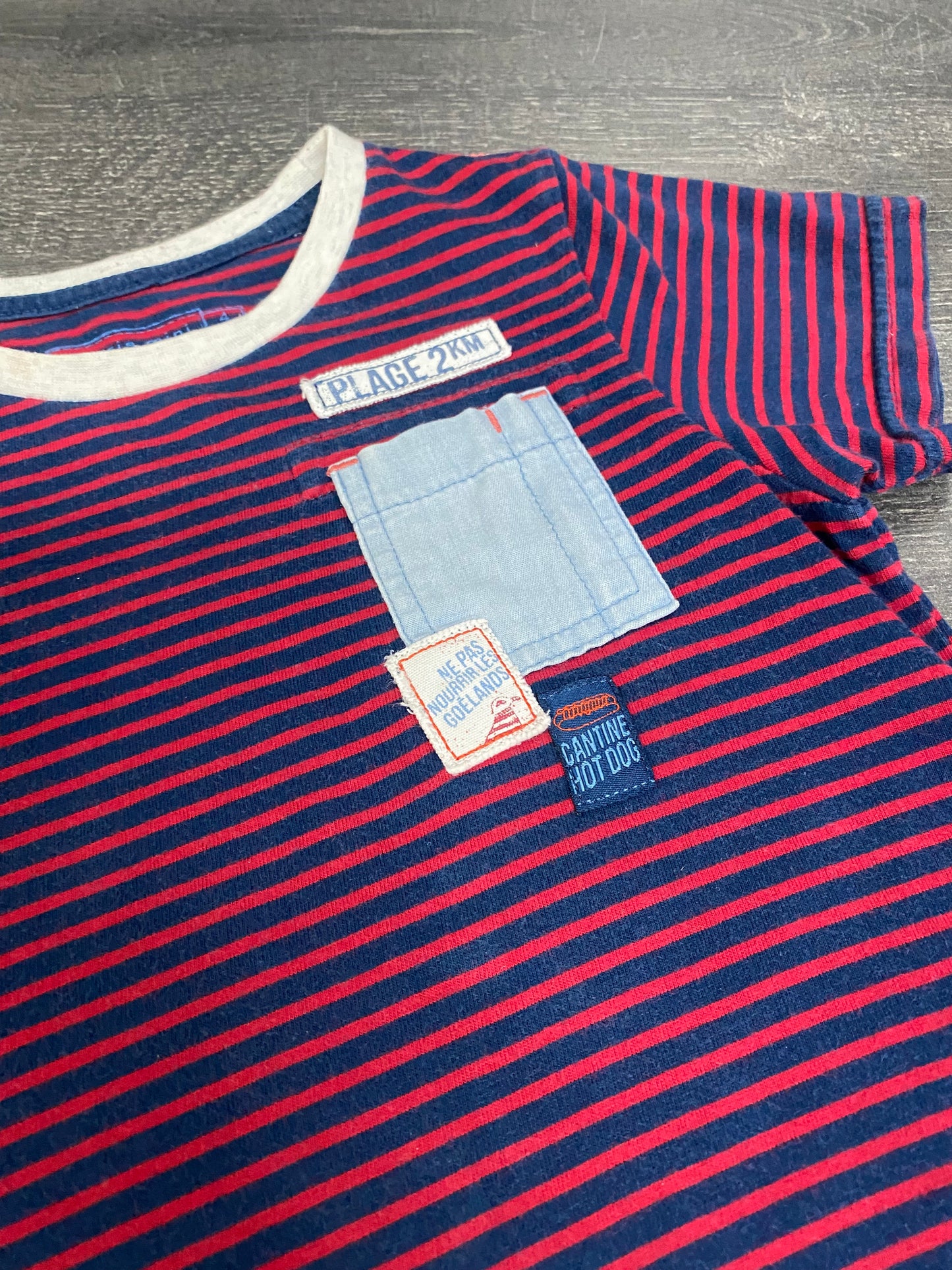 Friperie  - t shirt - 4 ans - souris mini