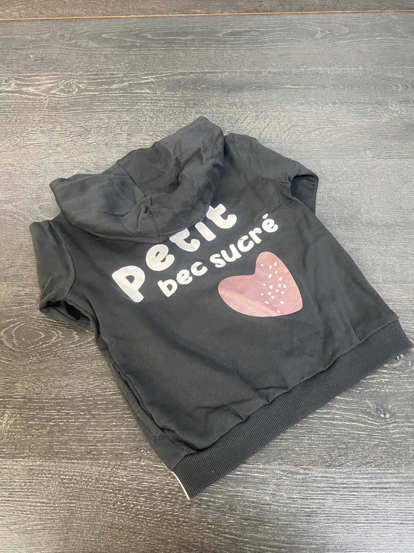 Veste - souris mini - 18-24 mois - print au dos mini imperfections