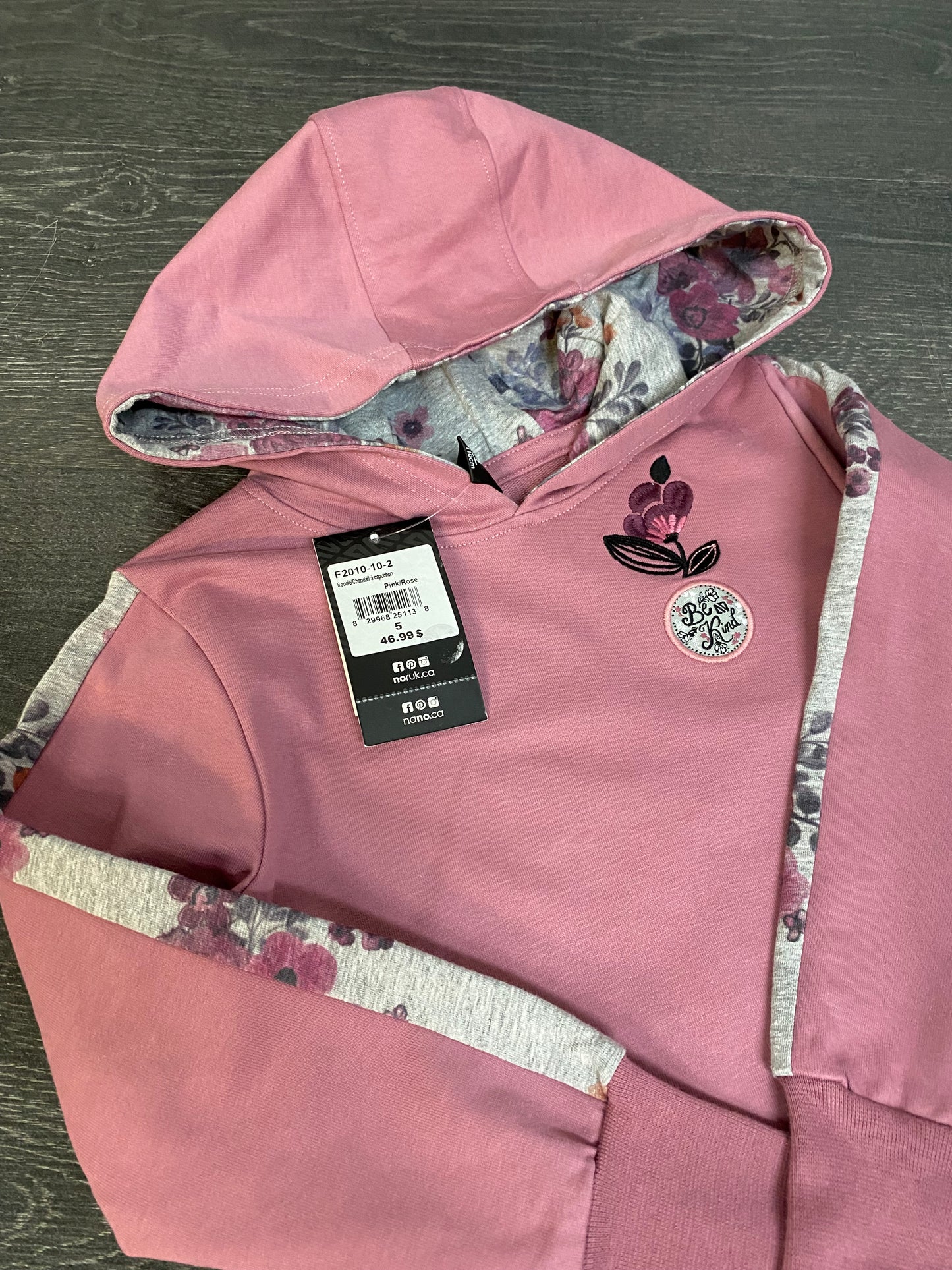 Gilet capuchon - nano - 5 ans - neuf