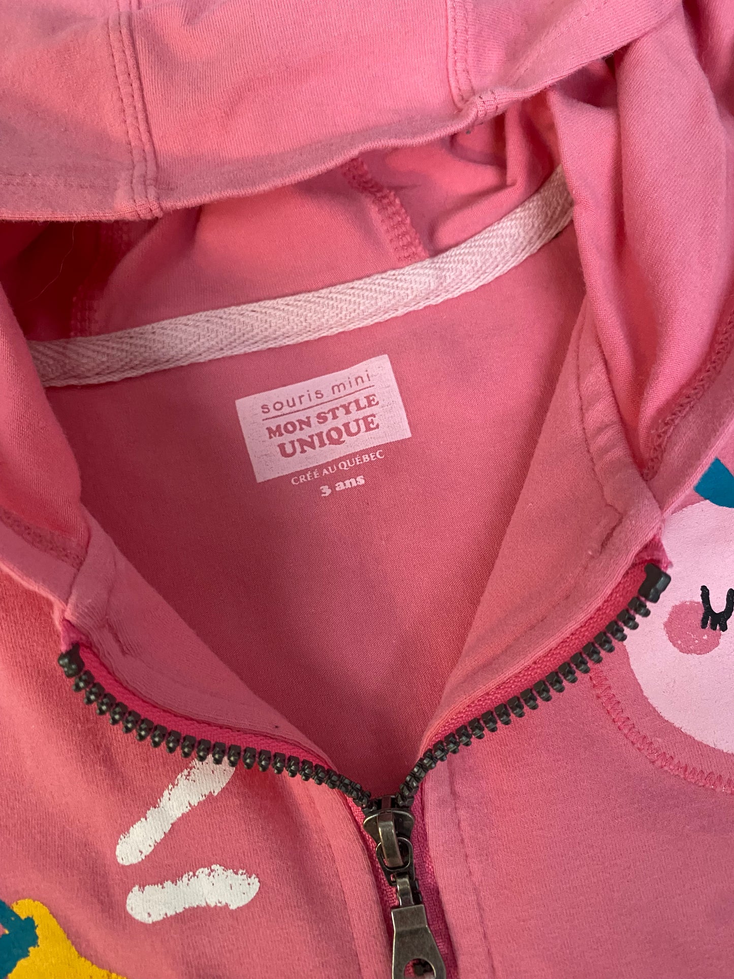 Friperie - 3 ans - veste hoodie