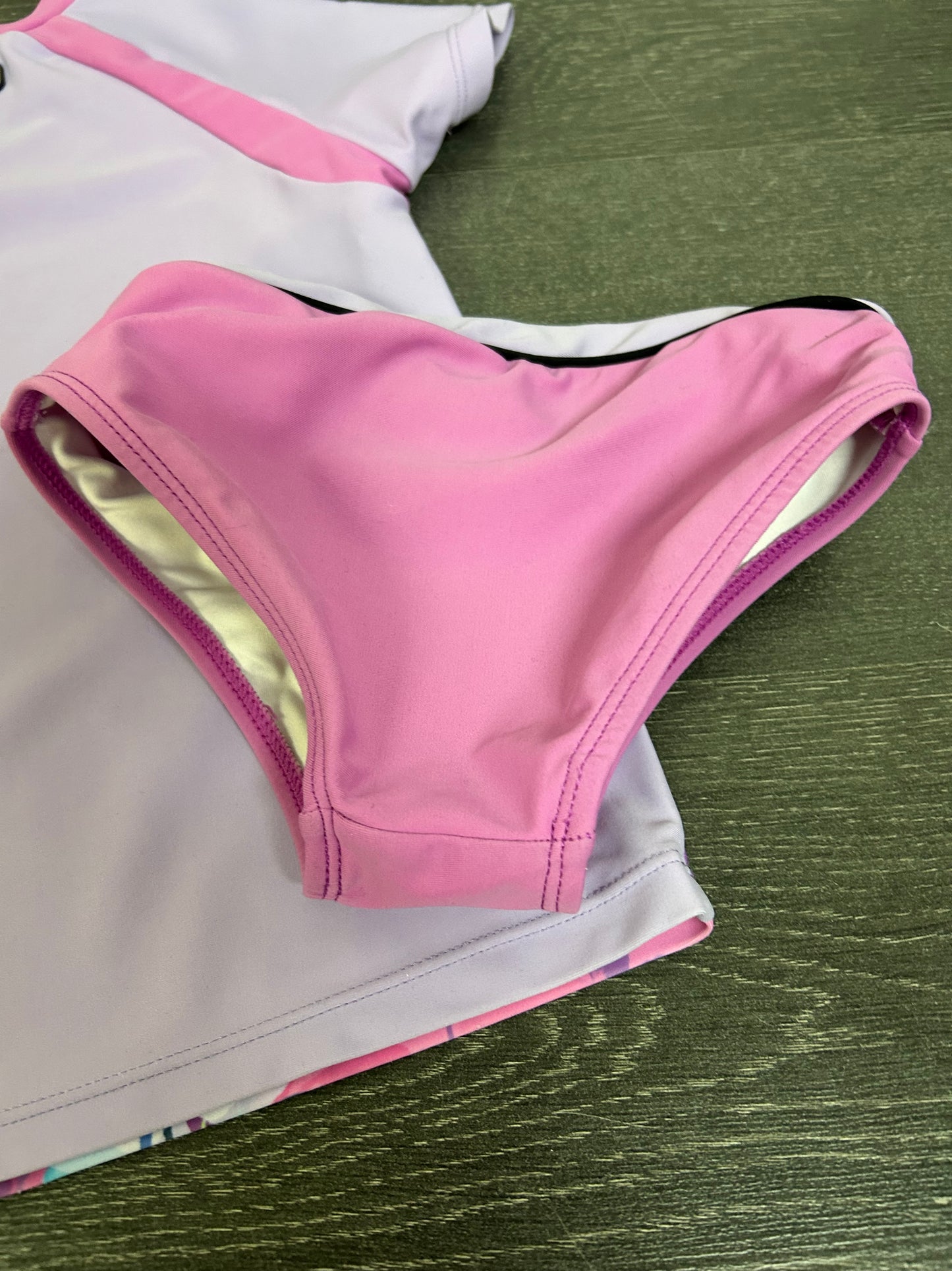 Vendu hors web - Friperie - nano - 6 ans - maillot 2 pièces -