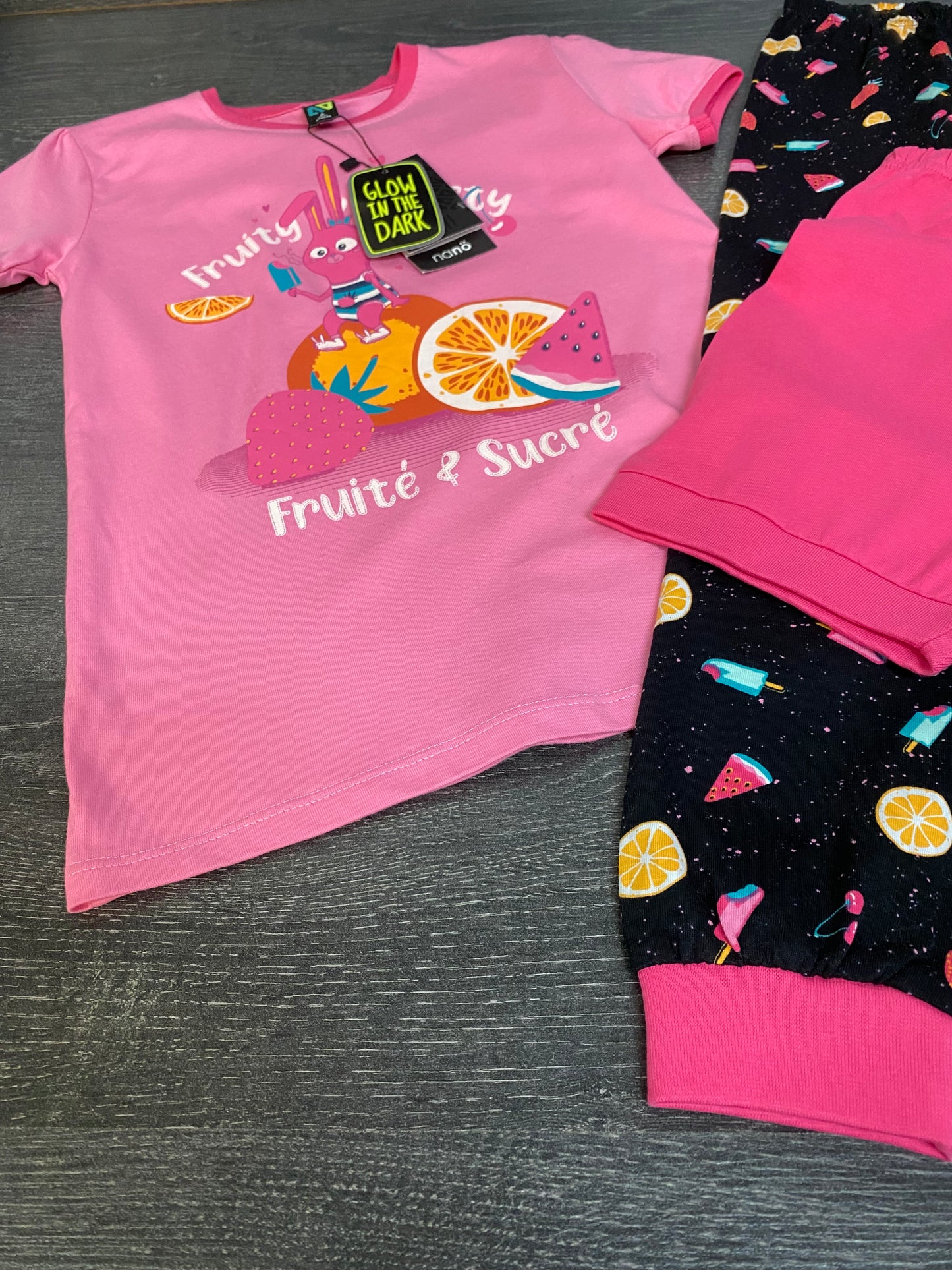 Pyjama - glow in the dark - 6 ans - nano - pyjama 3 mcx