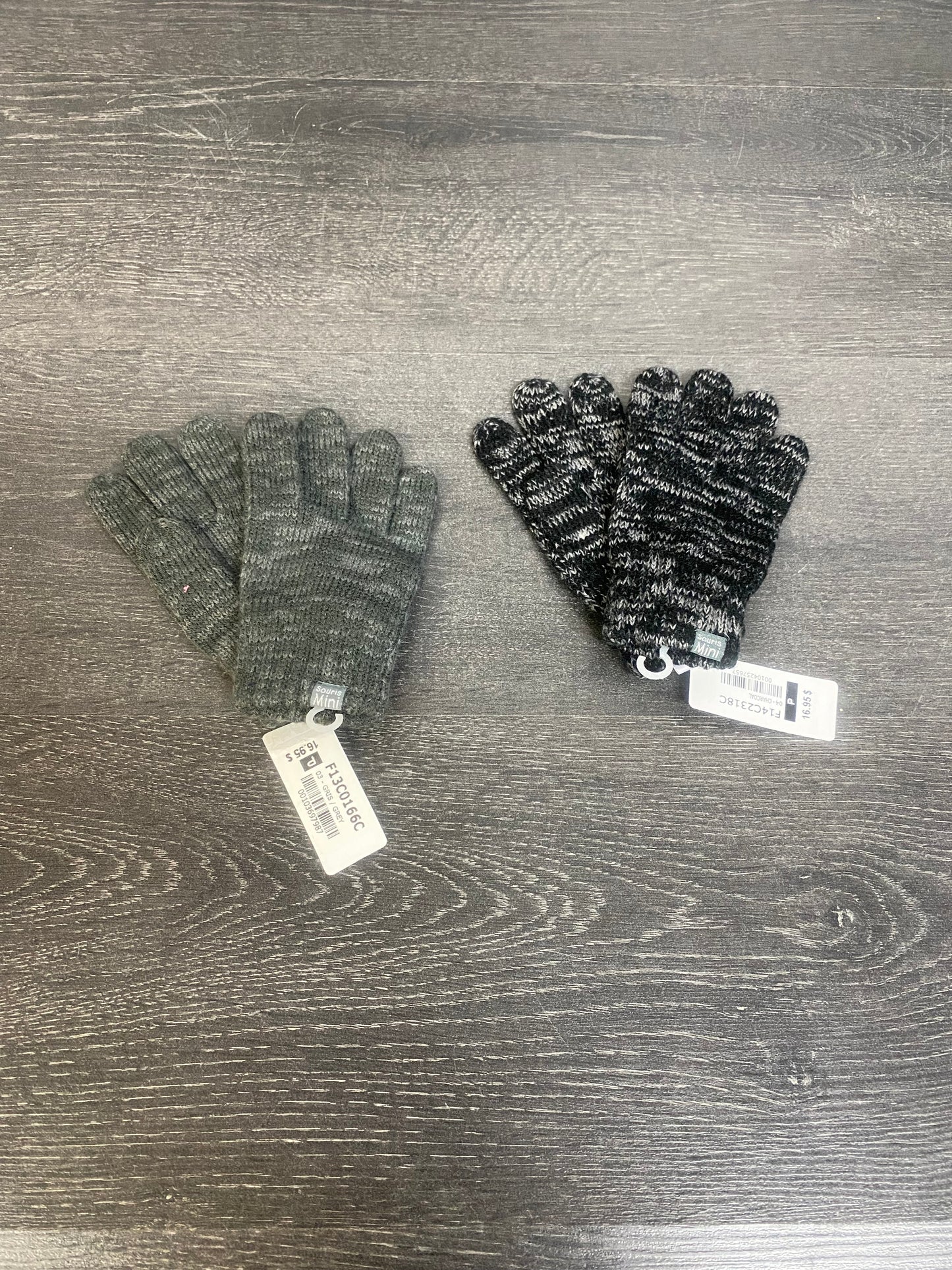 2 paires de gants - 2-6 ans ( small enfant ) - souris mini