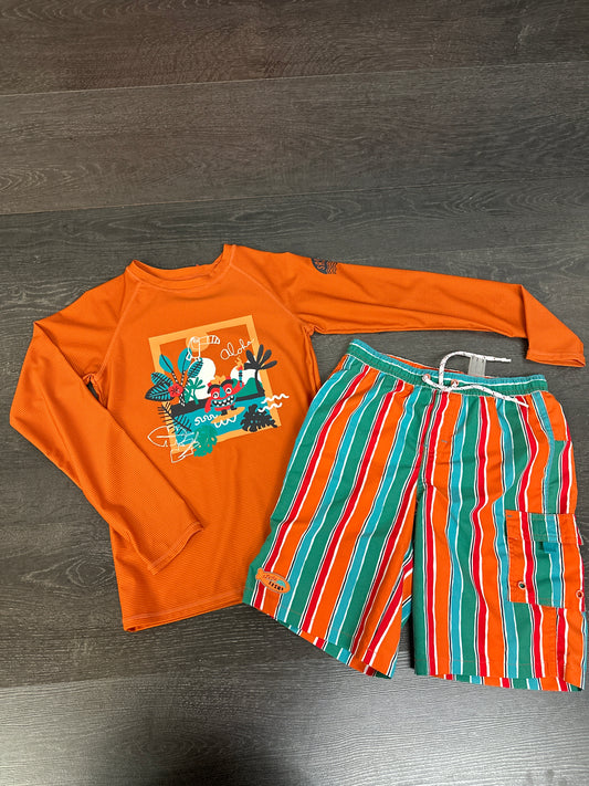 PROMO 30$ - duo rashguard et short maillot 12 ans