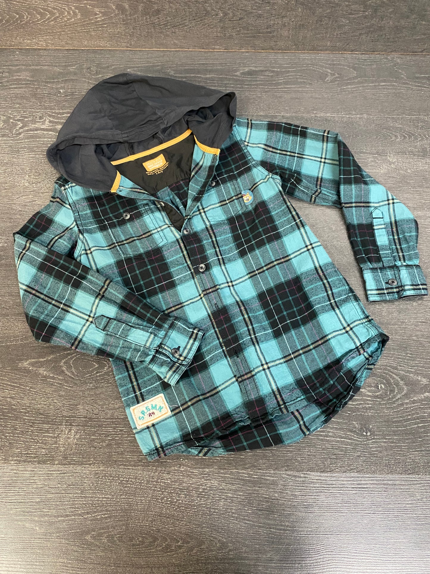 Friperie - chemise souris mini - 7 ans -