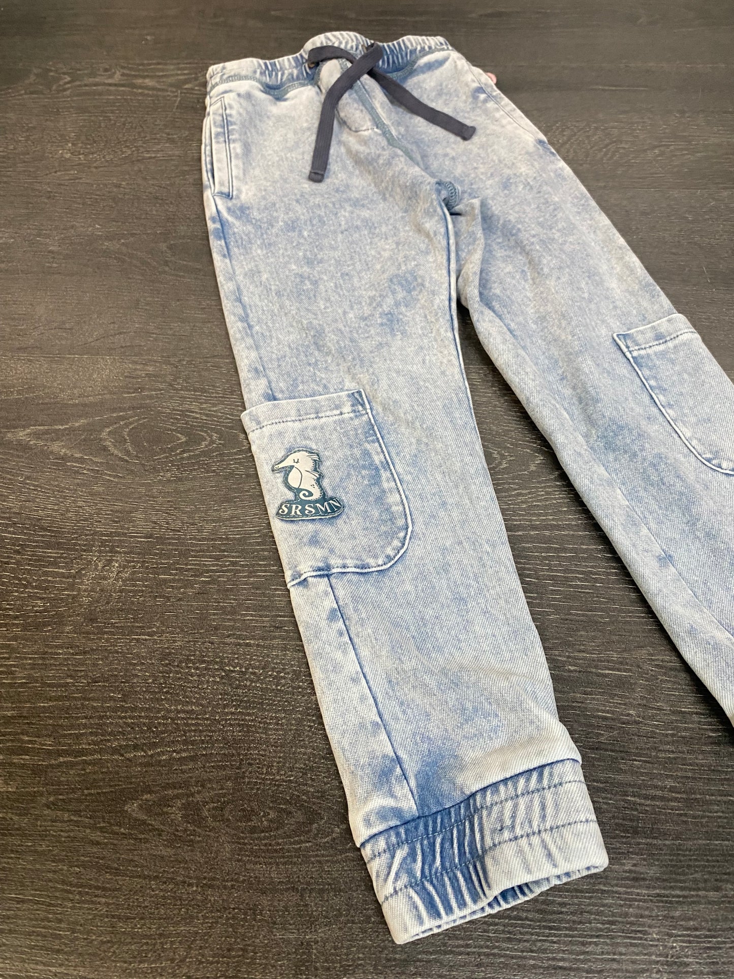 Friperie - souris mini - 6 ans - jeans jogger