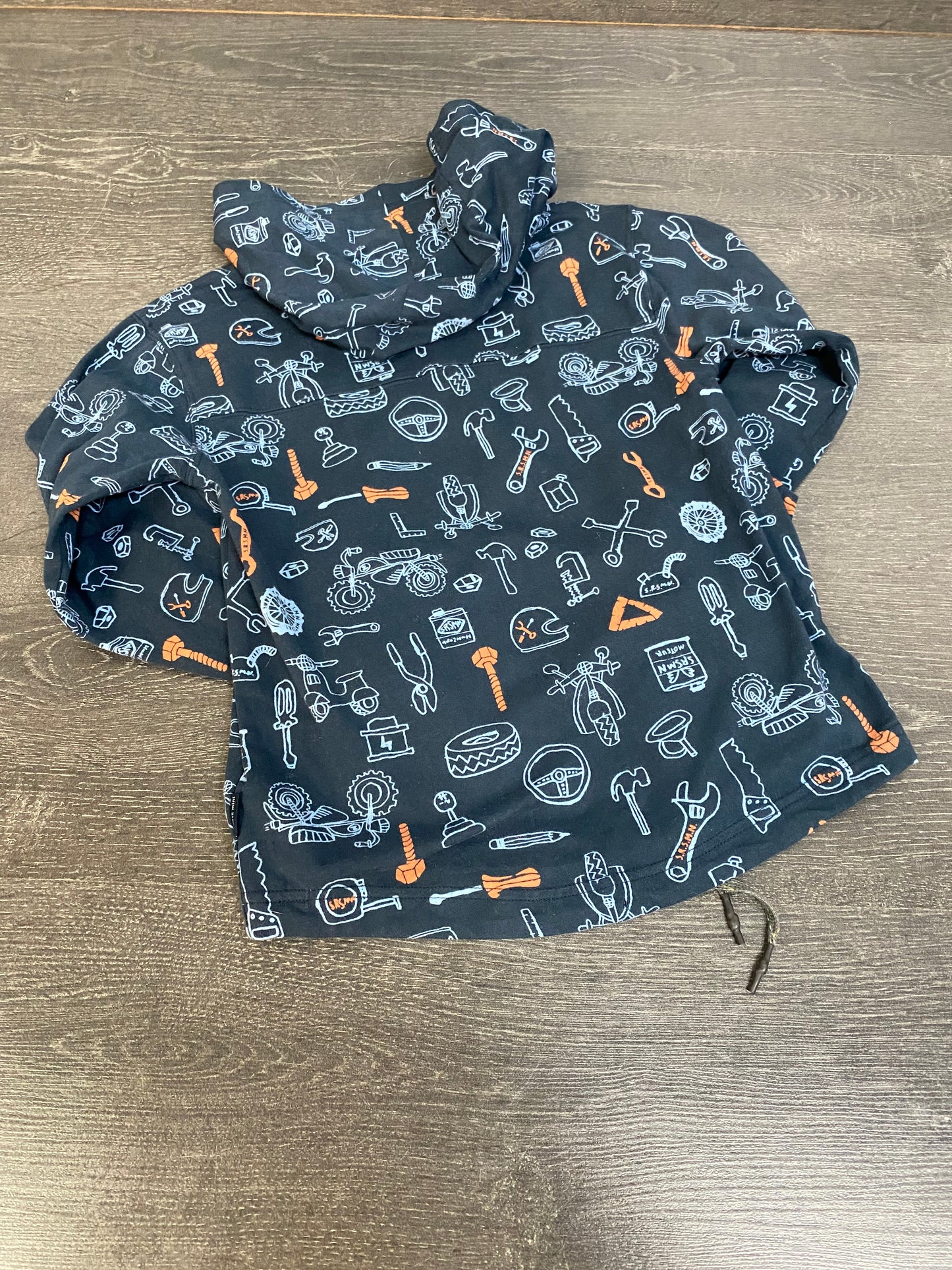Friperie - Hoodie manches longues - 7 ans - souris mini -