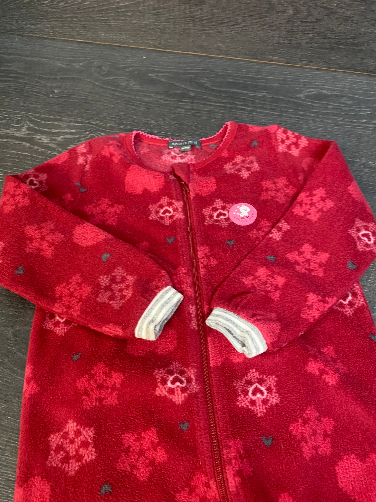 Friperie - pyjama polar - 18-24 mois - souris mini