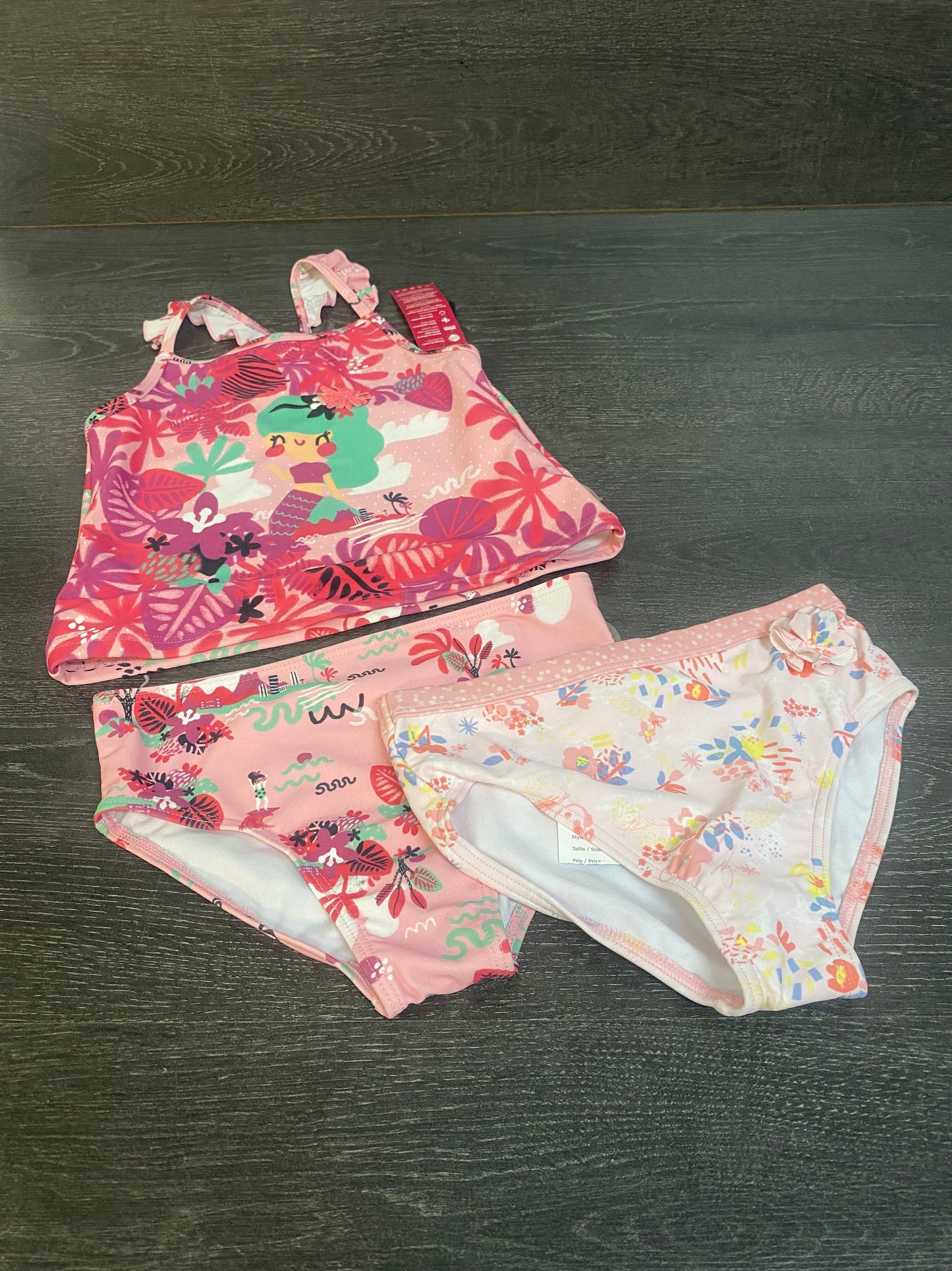 Maillot 2 pieces et culotte bikini - 10 ans - 20$