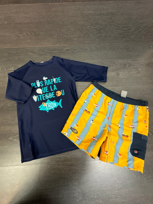 duo rashguard short maillot 12 ans