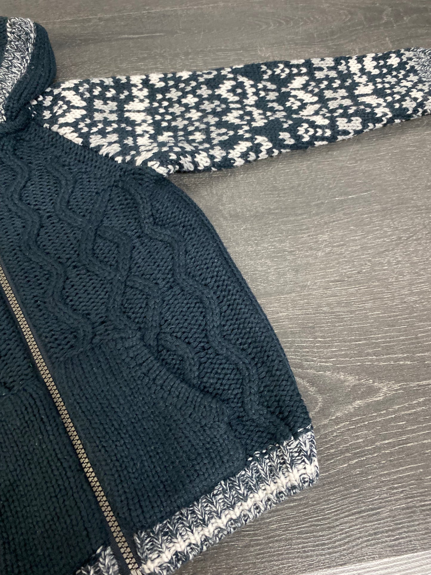 Friperie - veste de tricot - 5 ans - souris mini