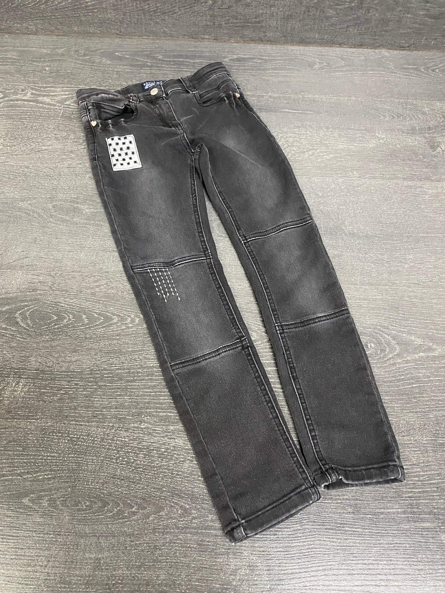 Friperie - jeans stretch - 7 ans - souris mini