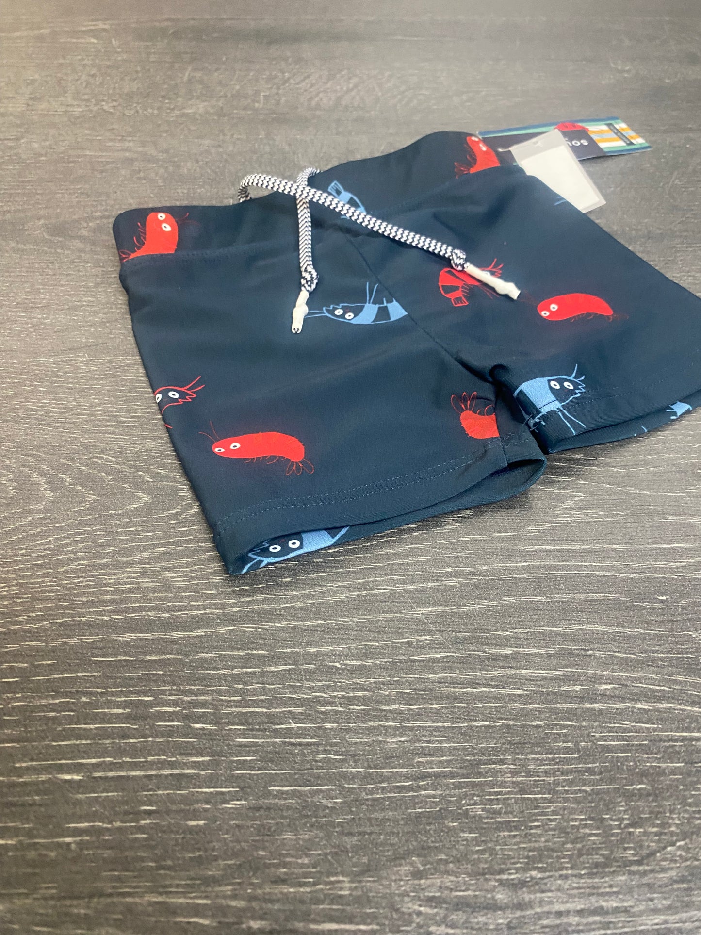 Maillot boxer - crevettes 🦐- souris mini - 3,4 et 5 ans -