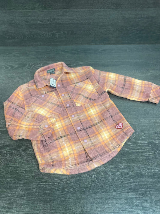 Veste en laine a carreaux - neuve - souris mini - 6 ans