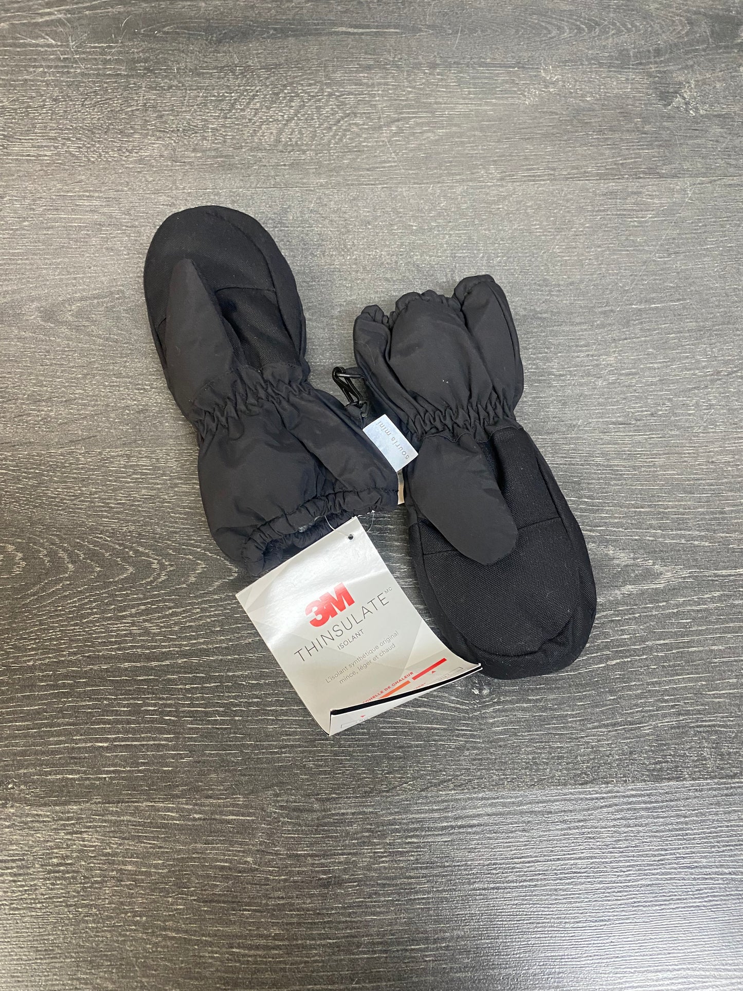 Mitaines hiver - medium- noire - enfants