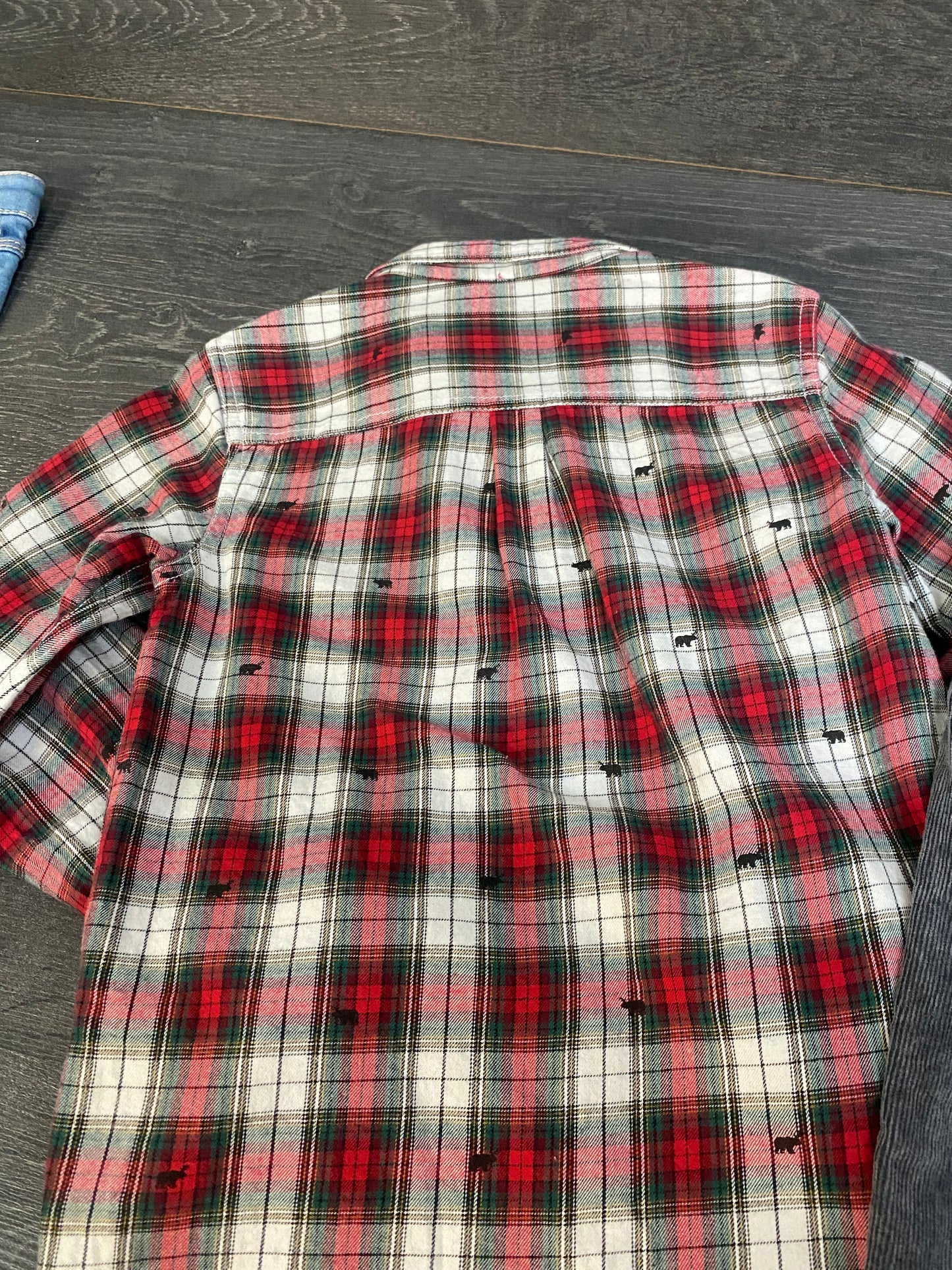 Friperie 7 ans - chemise et pantalon - souris mini