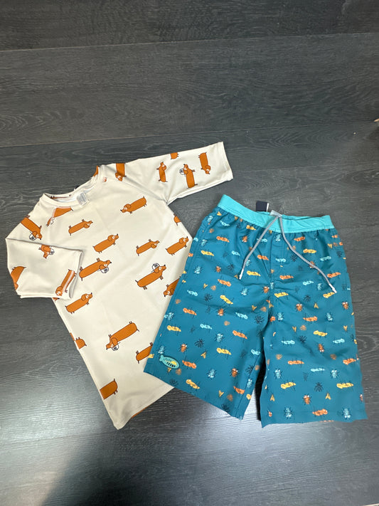 duo rashguard et short maillot 12 ans