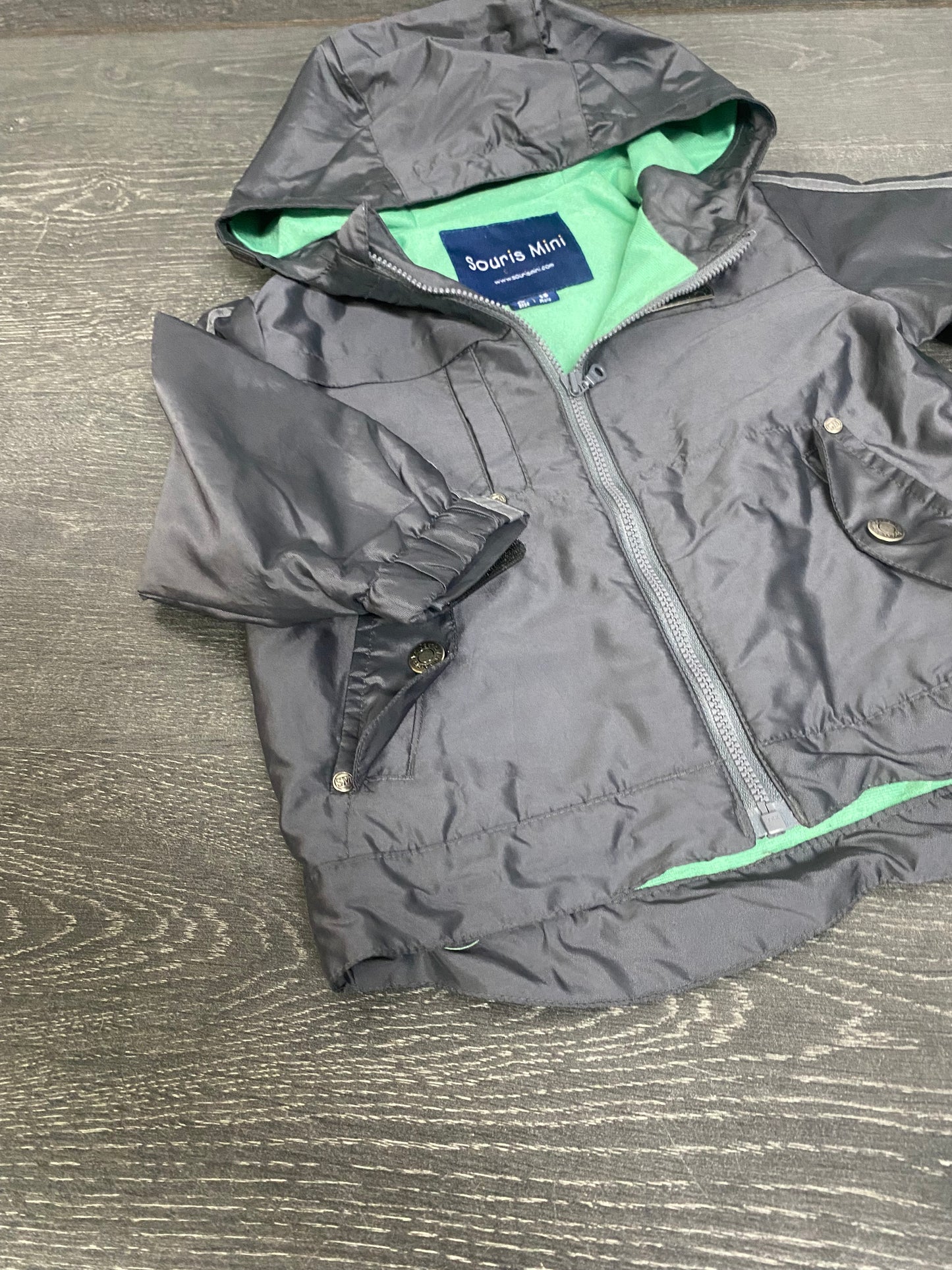 Friperie - 18 mois - veste de pluie - souris mini