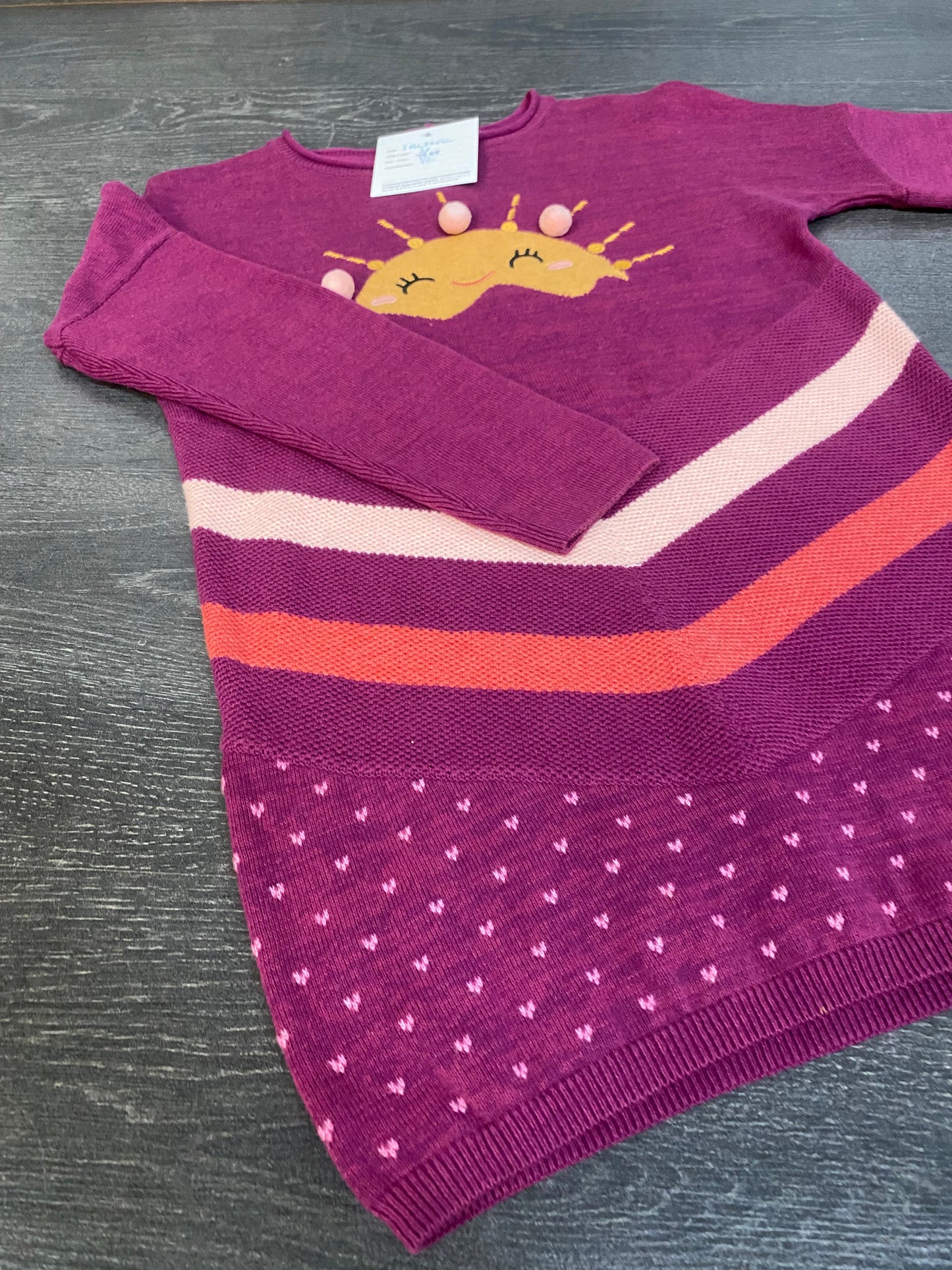 Tunique tricot - echantillon neuf - 6 ans
