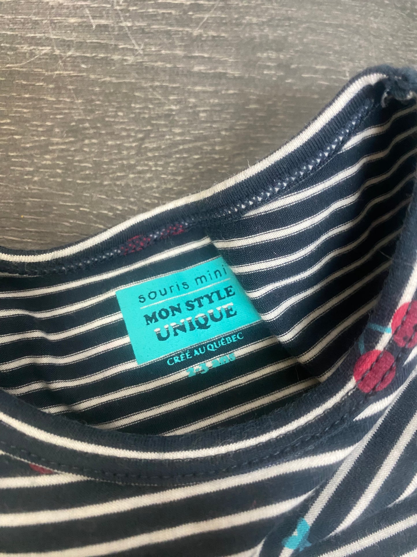 Friperie - Robe tunique mouette - 2-3 ans