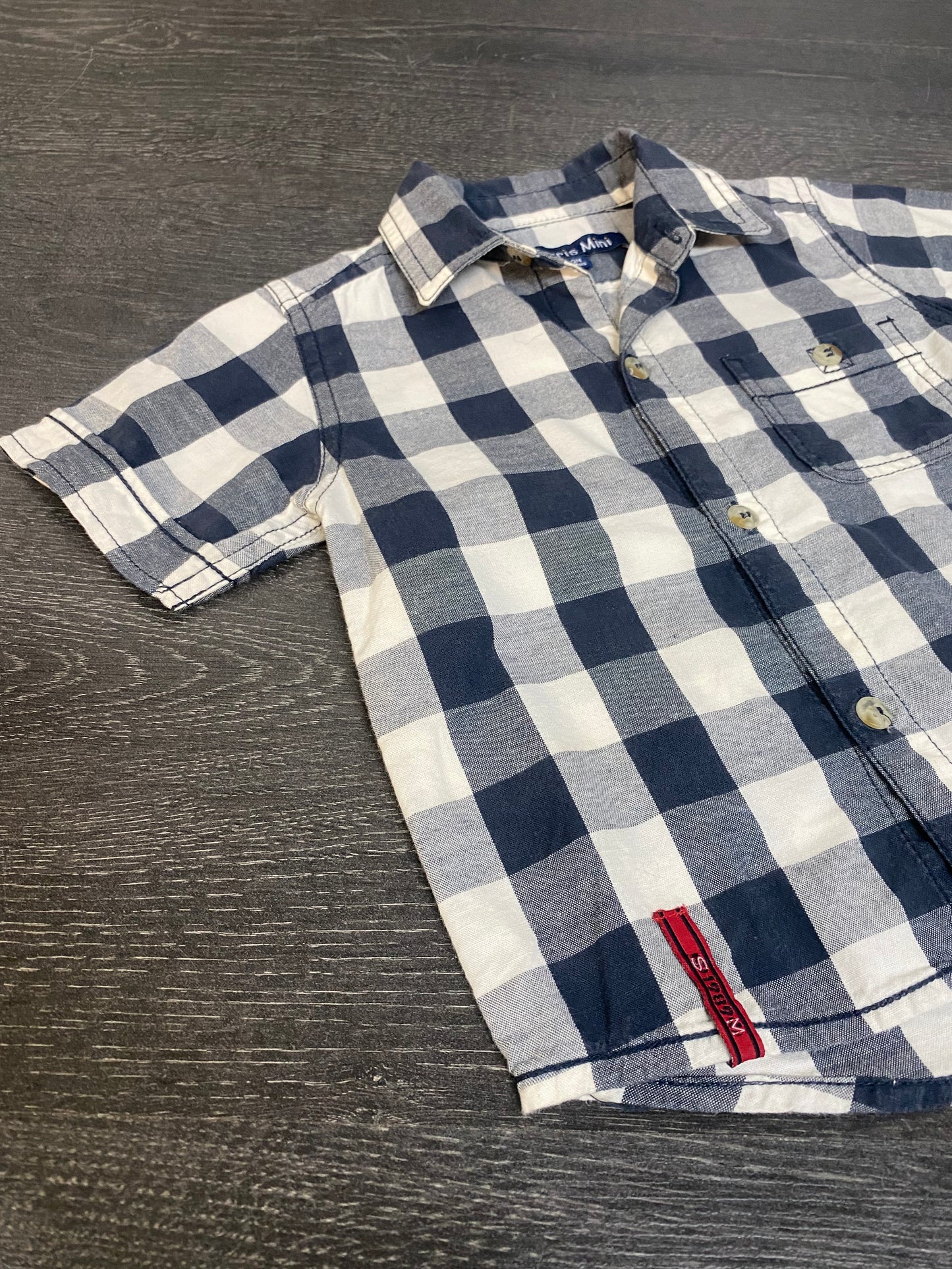 Friperie - souris mini - 24 mois - chemise