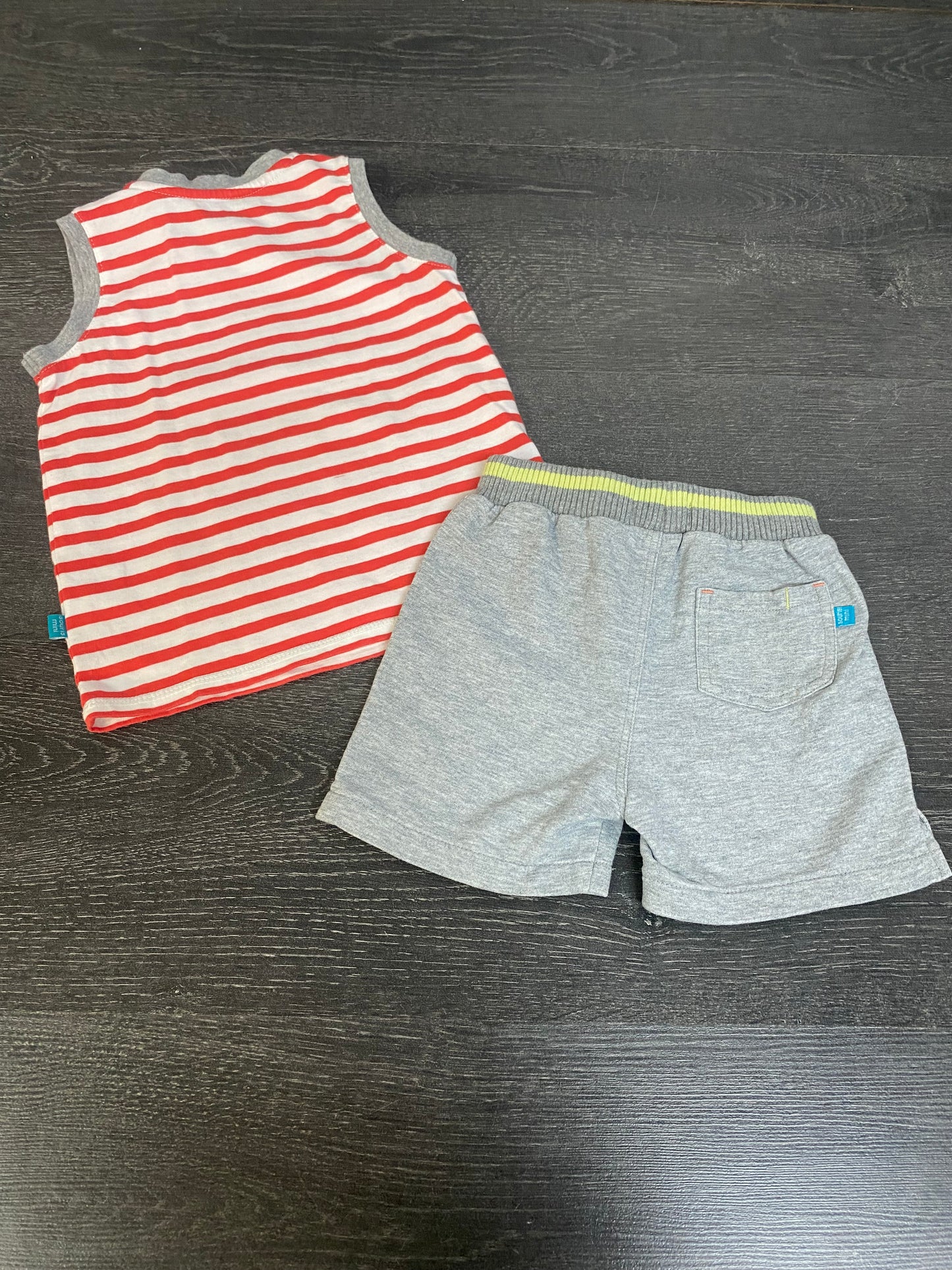 Friperie - souris mini - 18 et 24 mois - short et camisole