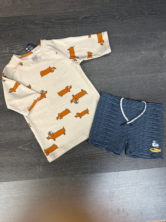 duo rashguard short 7 ans