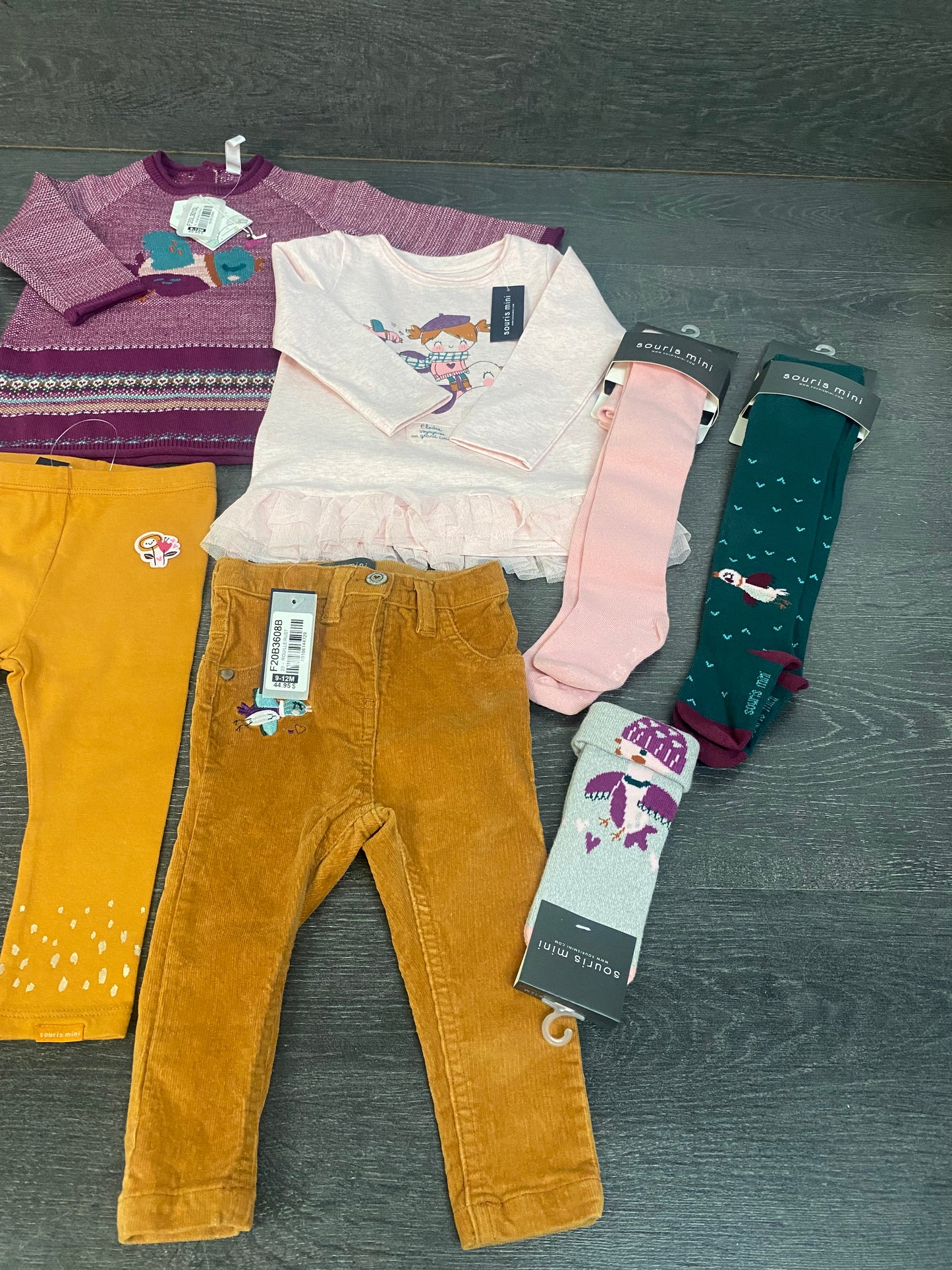 Lot vetements et accessoires - 9-12 mois - 110$