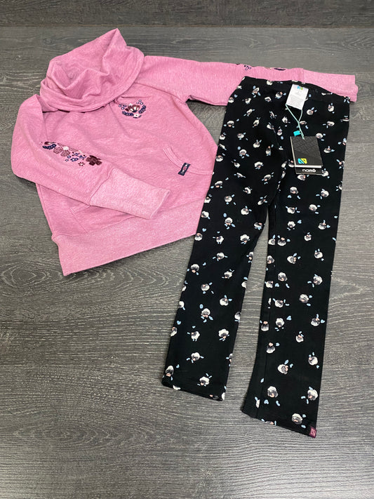 Vendu en boutique - Neuf et usagé tres bel etat - mock neck et legging - 4 ans - nano