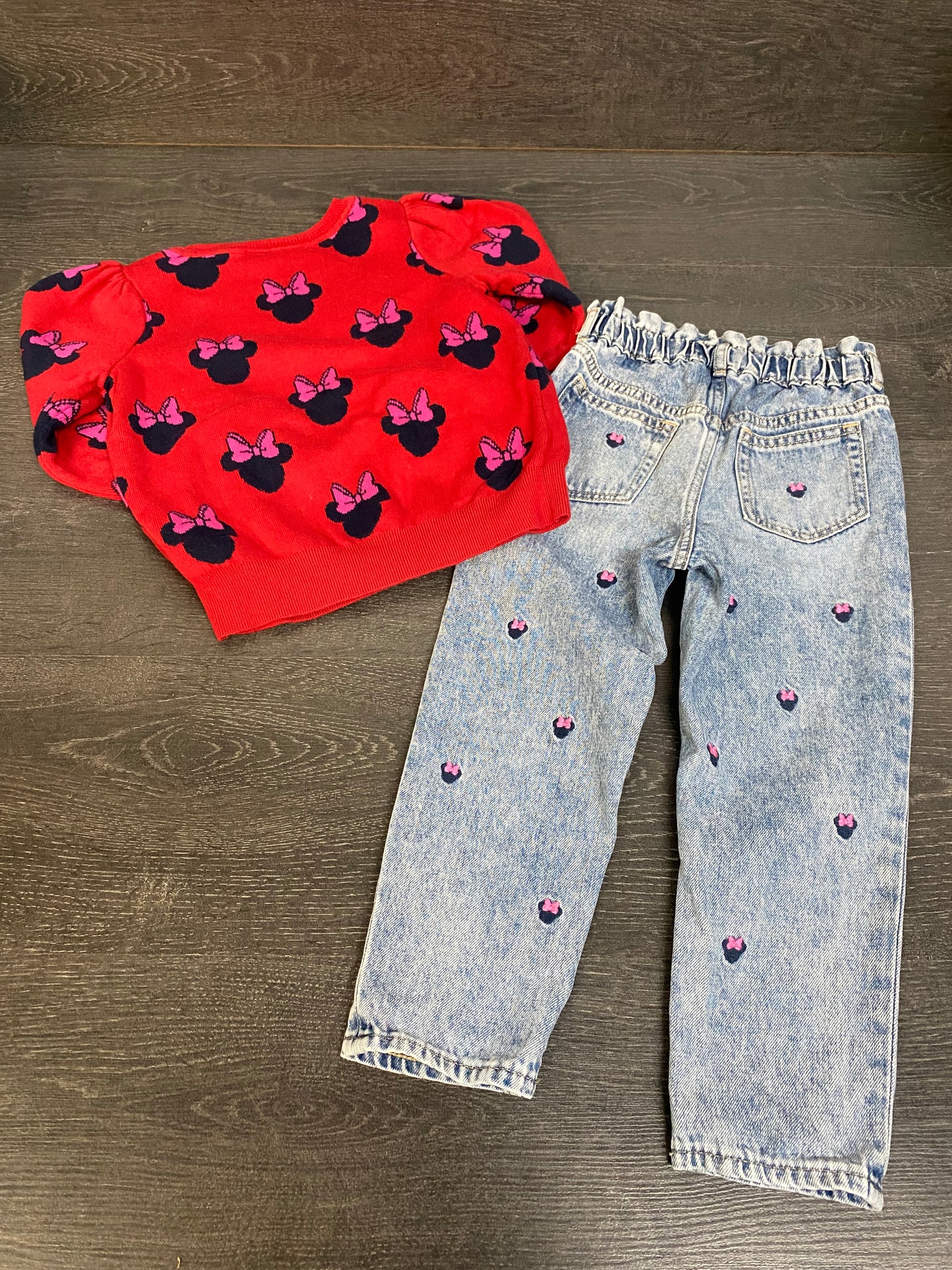 Friperie - gap edition walt disney - 5 ans - jeans et tricot