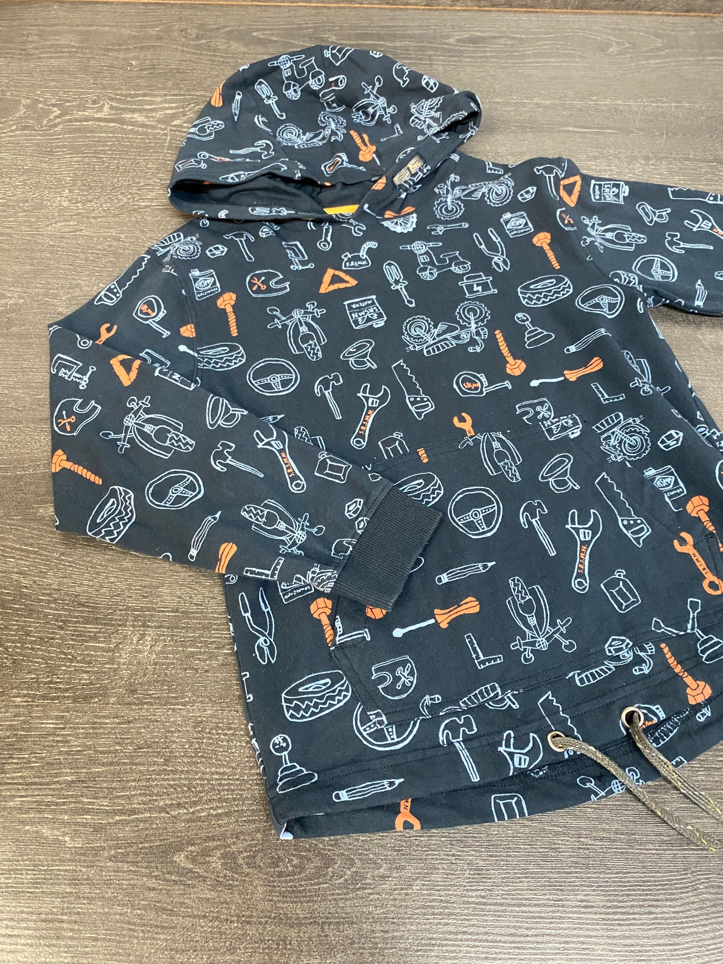 Friperie - Hoodie manches longues - 7 ans - souris mini -