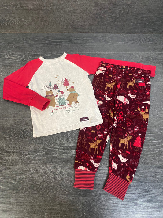 Friperie - pyjama noel - 4 ans - souris mini