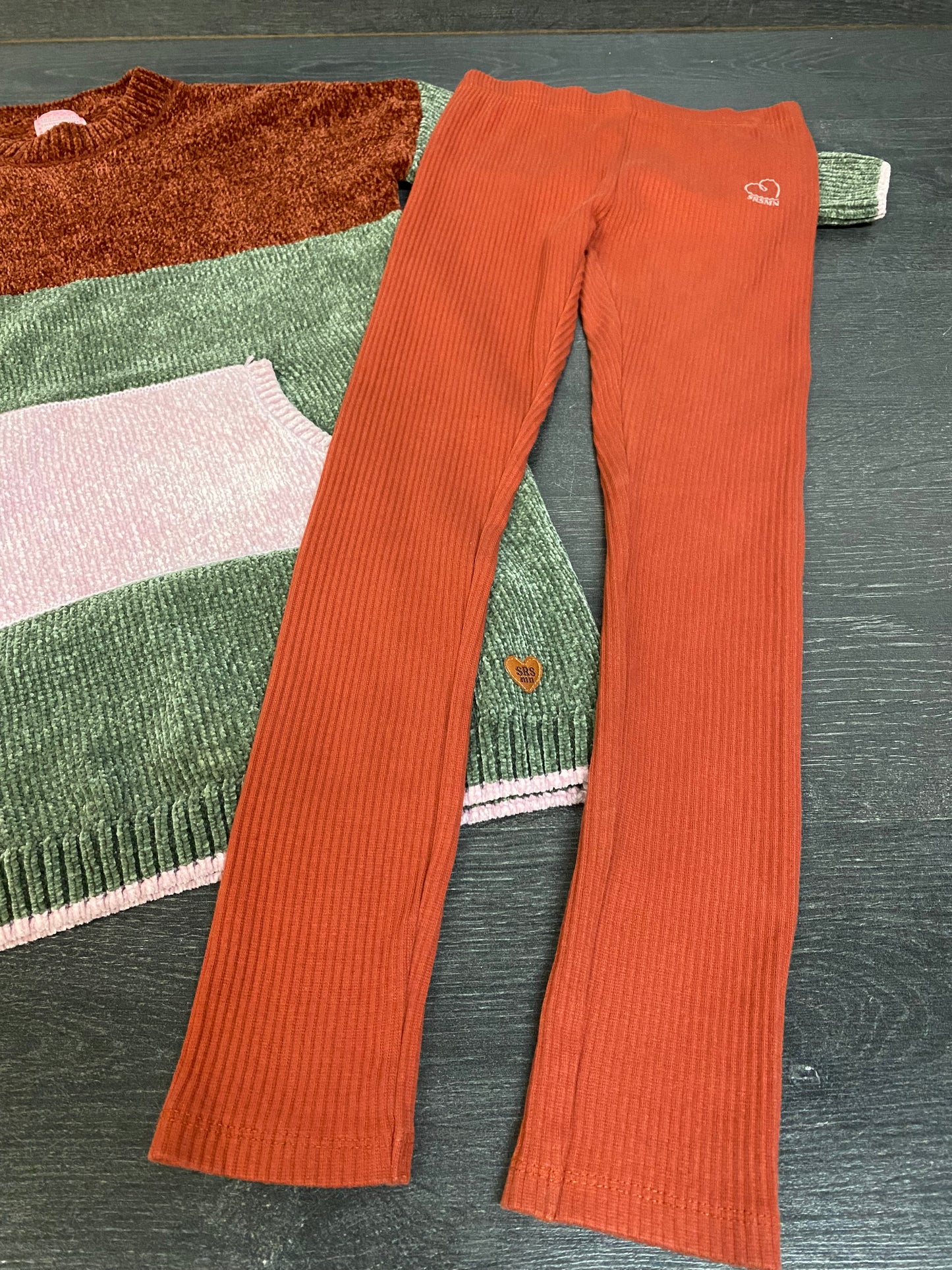 Friperie tunique et legging - 8 ans - souris mini