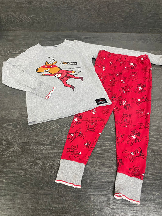 Friperie - mini qq chose sur un genou - souris mini - 5 ans - pyjama