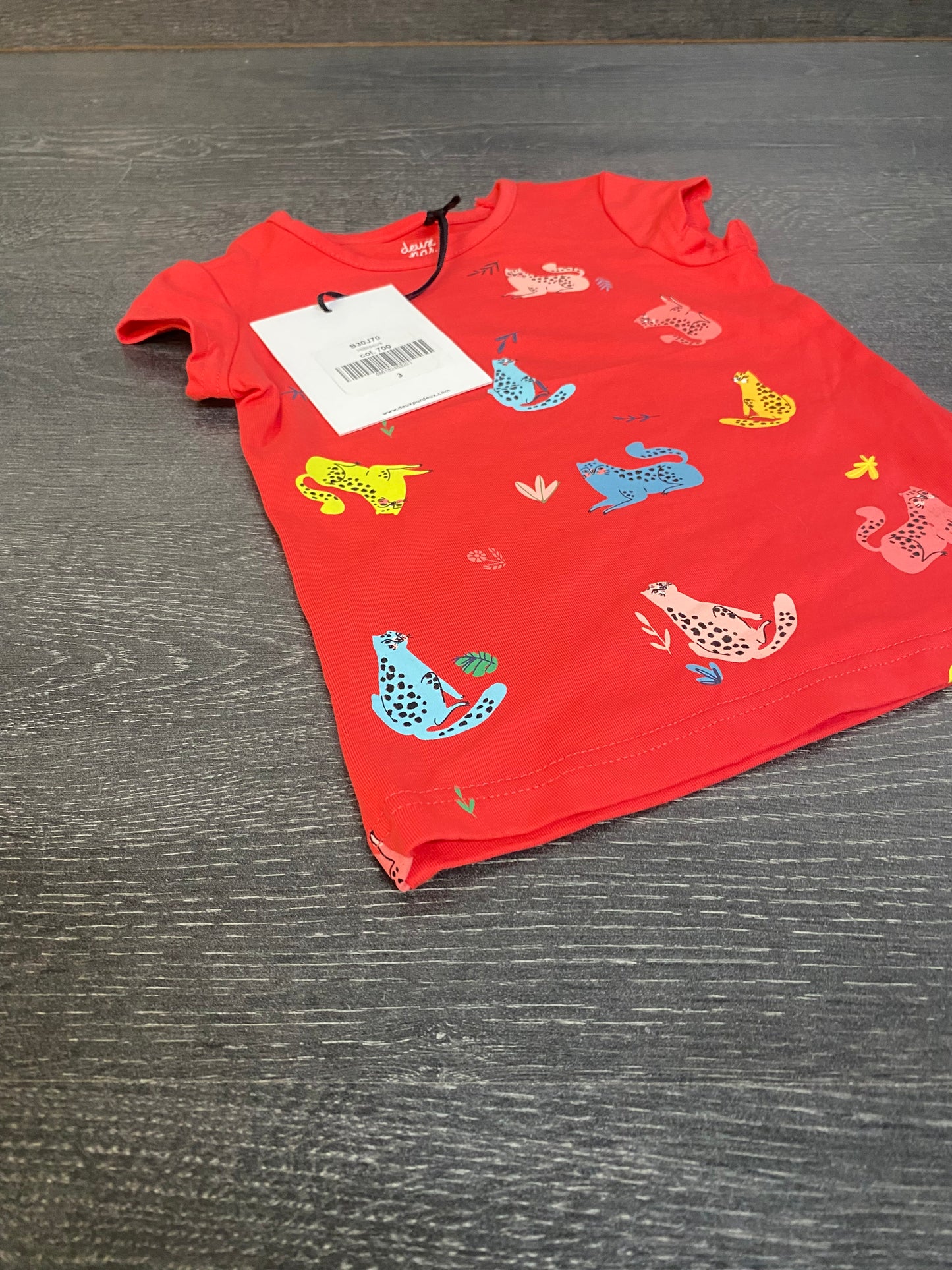 T-shirt - 3 ans - 2x2- un peu moins flash en vie que sur la photo