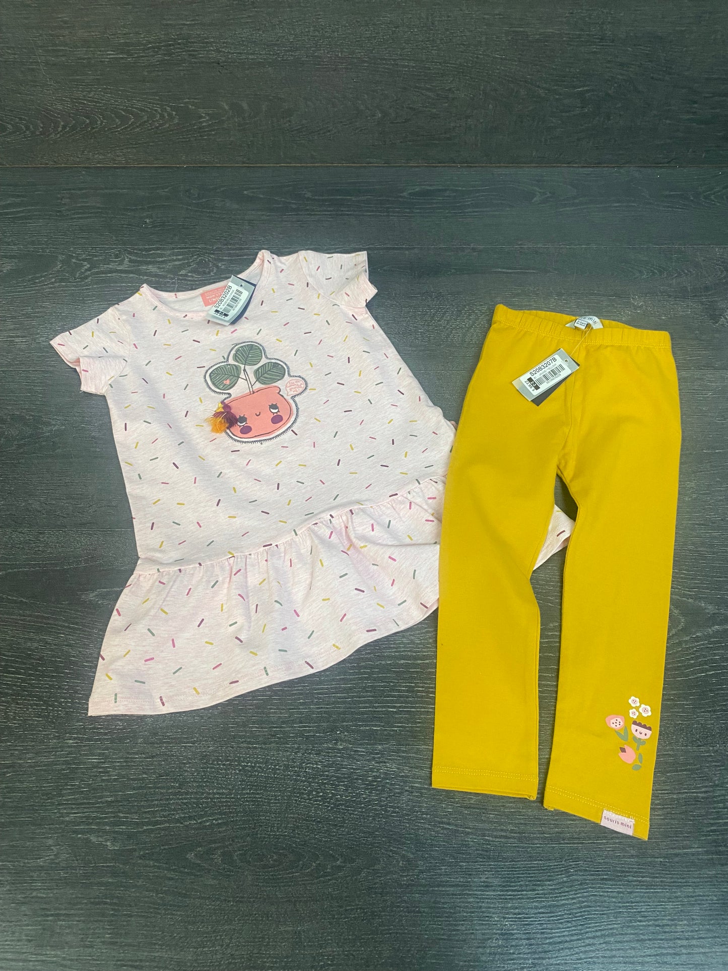 Reservé - Tunique et legging - 2-3 ans - souris mini - neuf