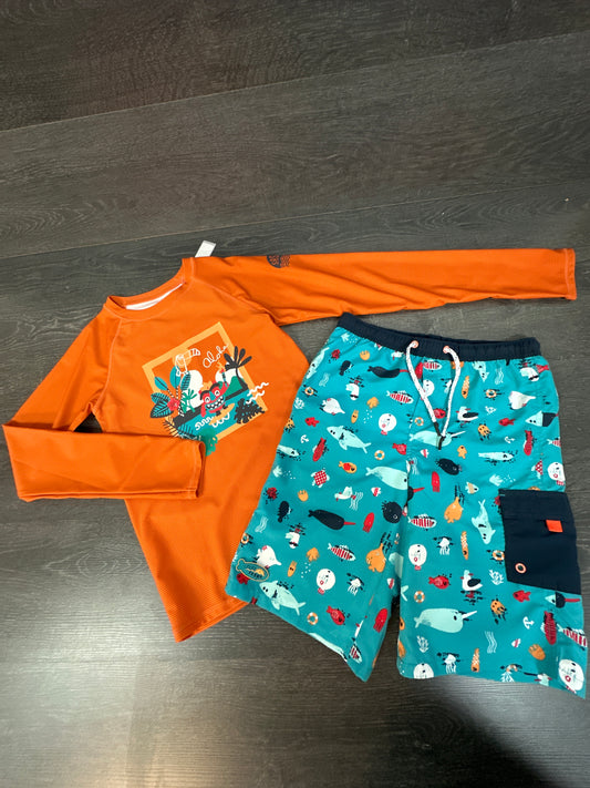 duo rashguard et short maillot 12 ans