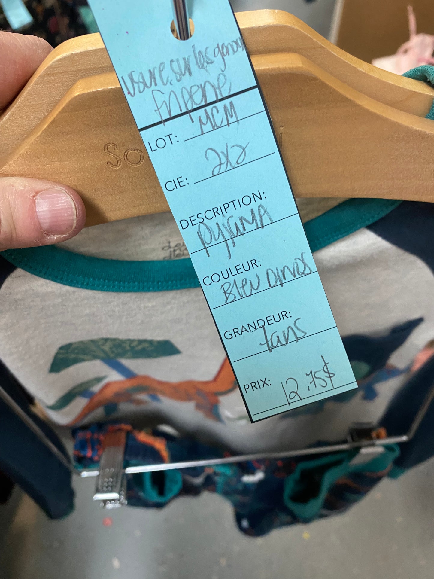 Friperie - pyjama - 7 ans - 2x2