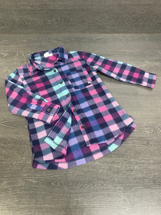 Friperie - veste carreaux - 6 ans - 2x2 - comme neuve