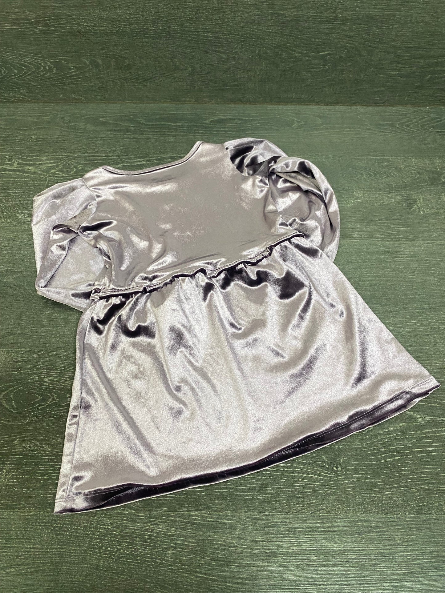 Friperie - robe velours - souris mini - 6 ans
