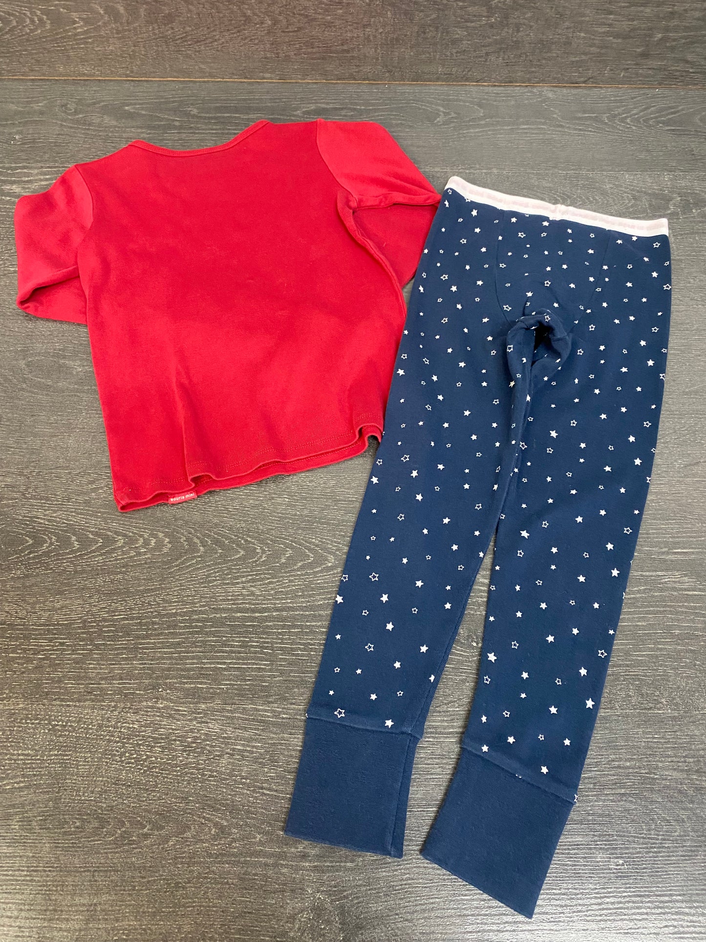 Friperie - pyjama de noel - 4-5 ans - souris mini