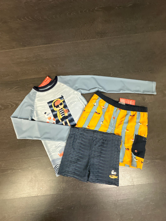trio rashguard et 2 short maillot