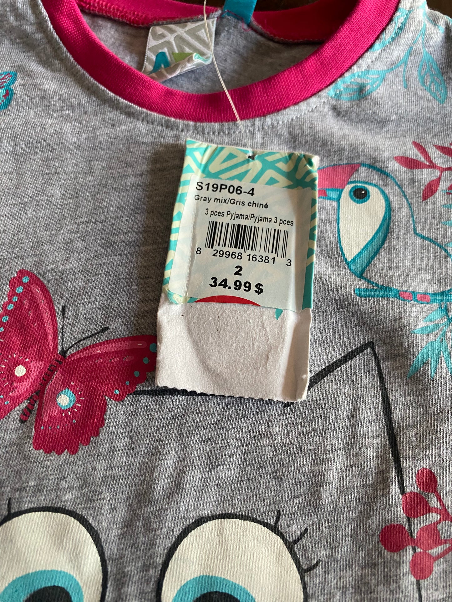Pyjama 3 mcx- nano - 2 ans