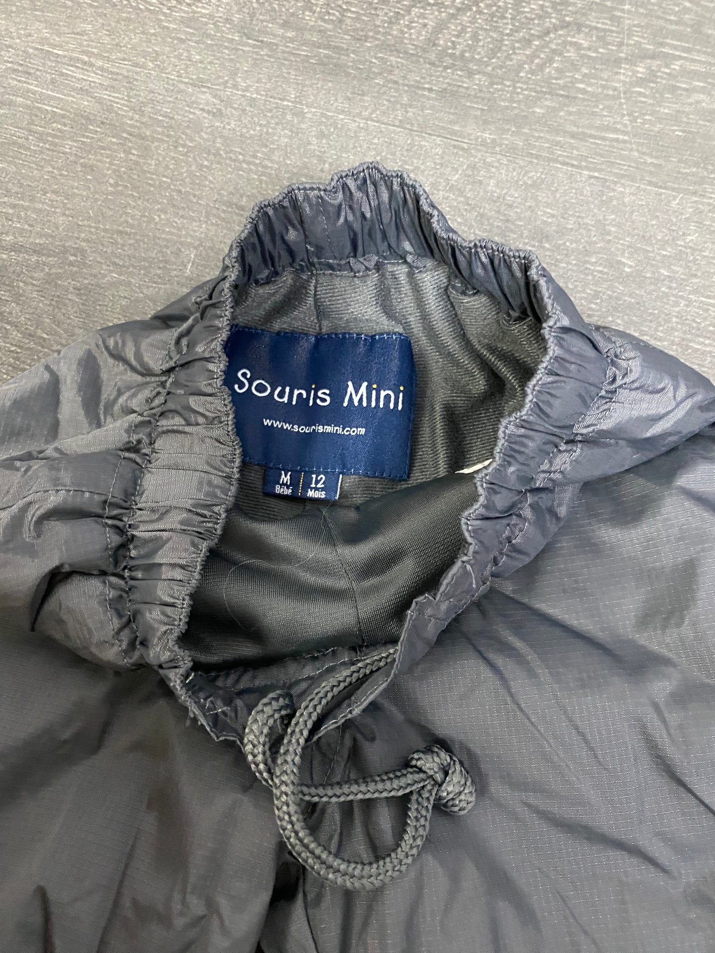 Friperie - pantalon de pluie - 12 mois - souris mini
