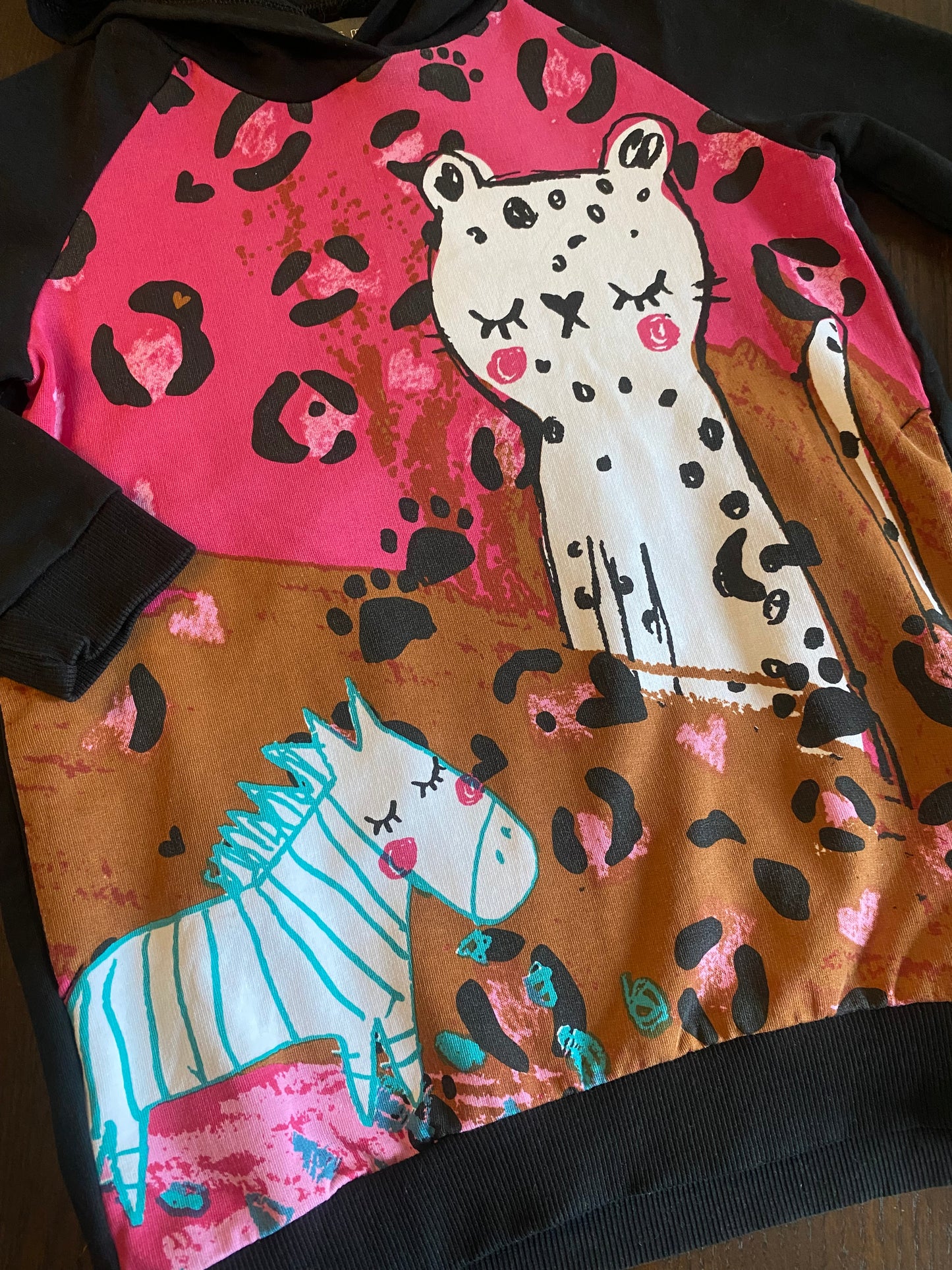 Friperie - duo tunique et legging - 3 ans - tres bel etat