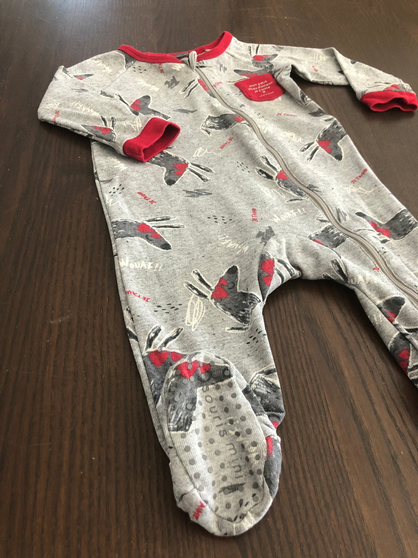 FRIPERIE - pyjama-  souris mini -  6-9 mois