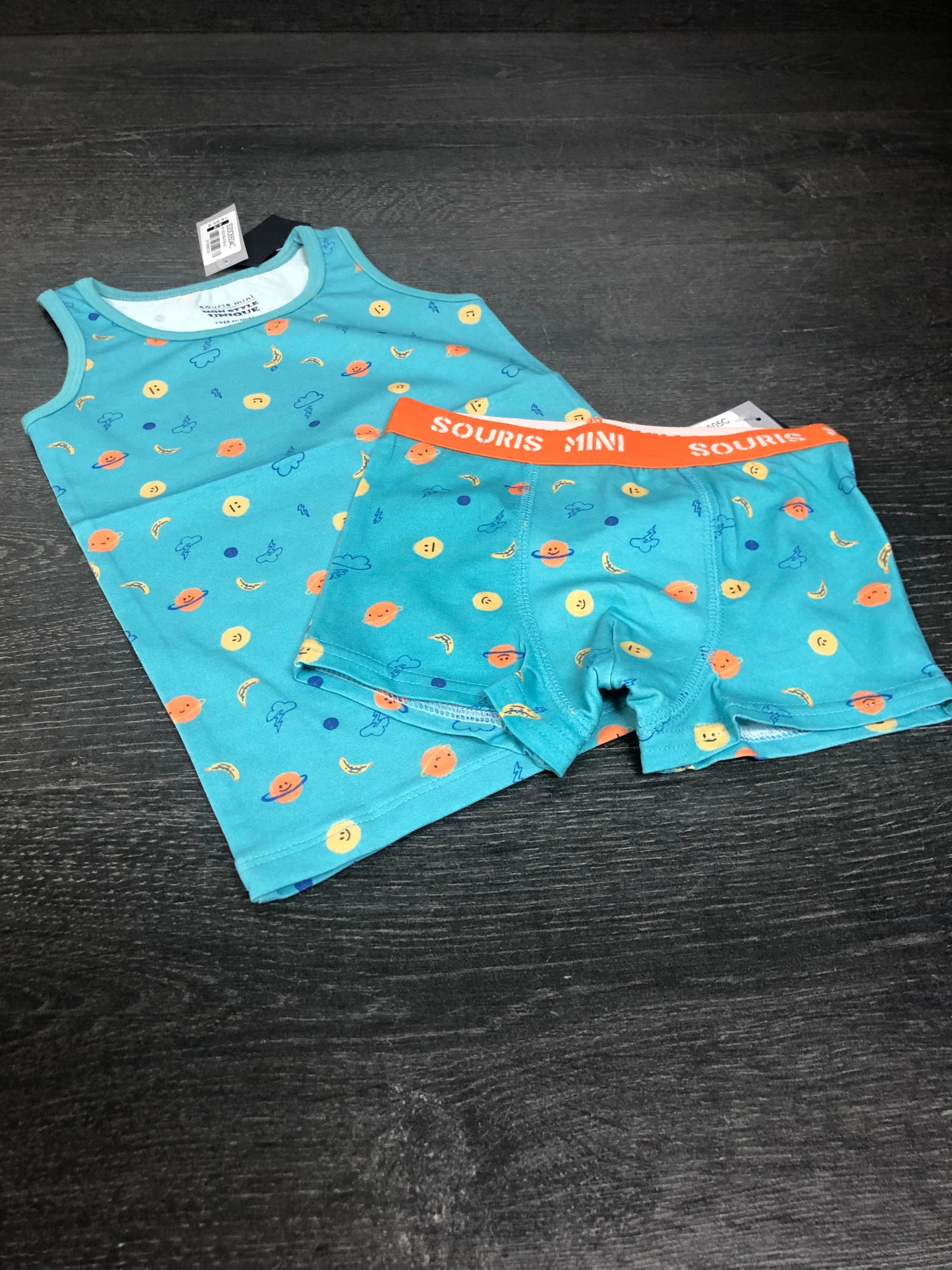 Camisole et boxer - souris mini - 4-5 ans