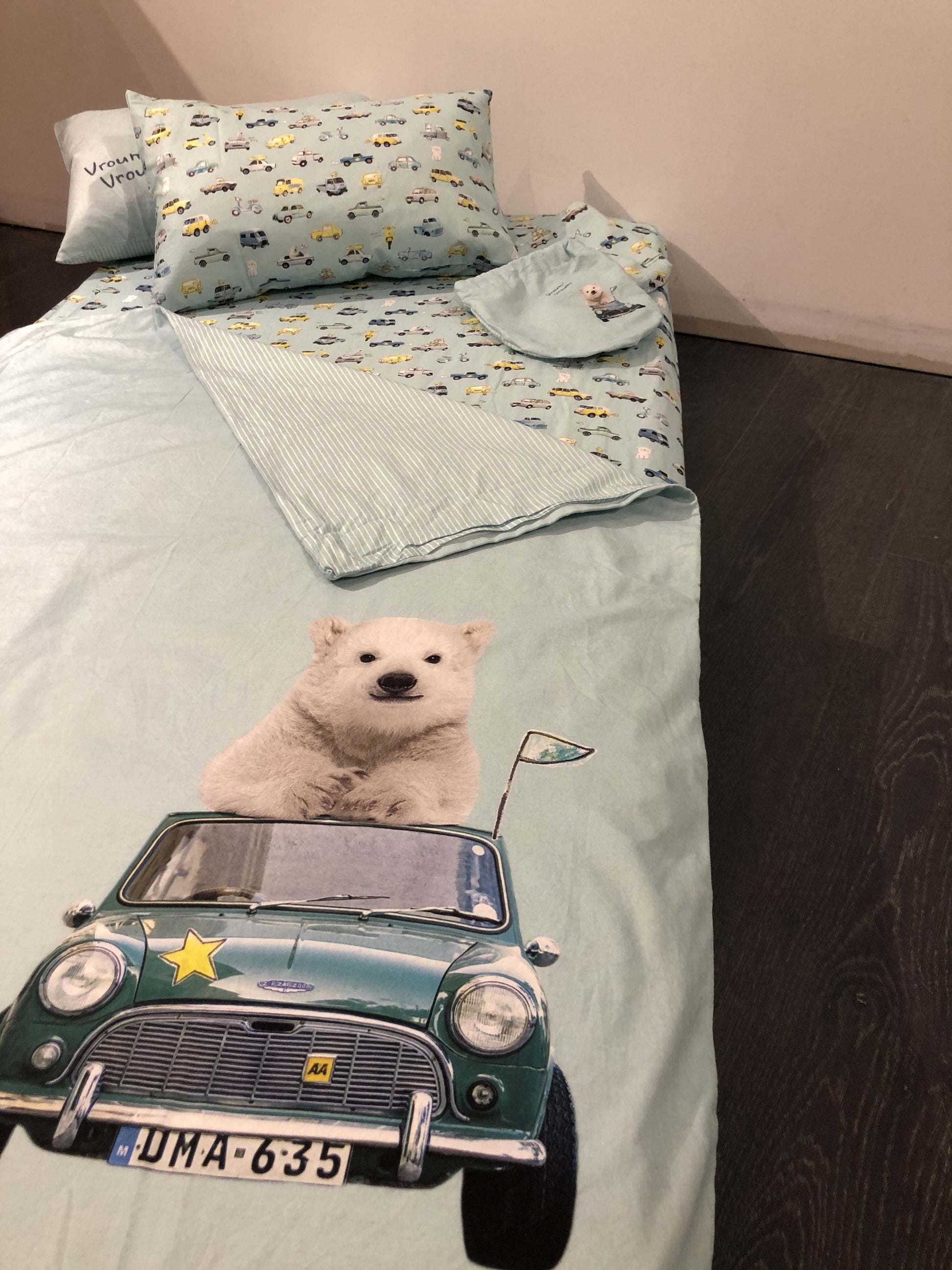 Ensemble Draps - Souris Mini Bassinette