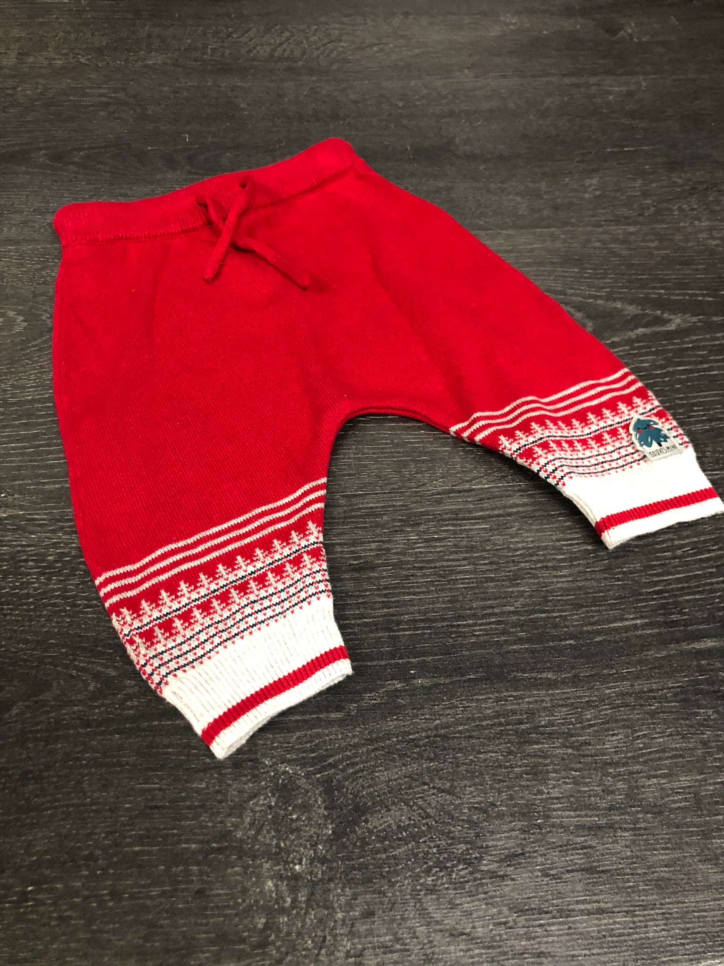 Pantalon tricot - souris mini - 3-6 mois